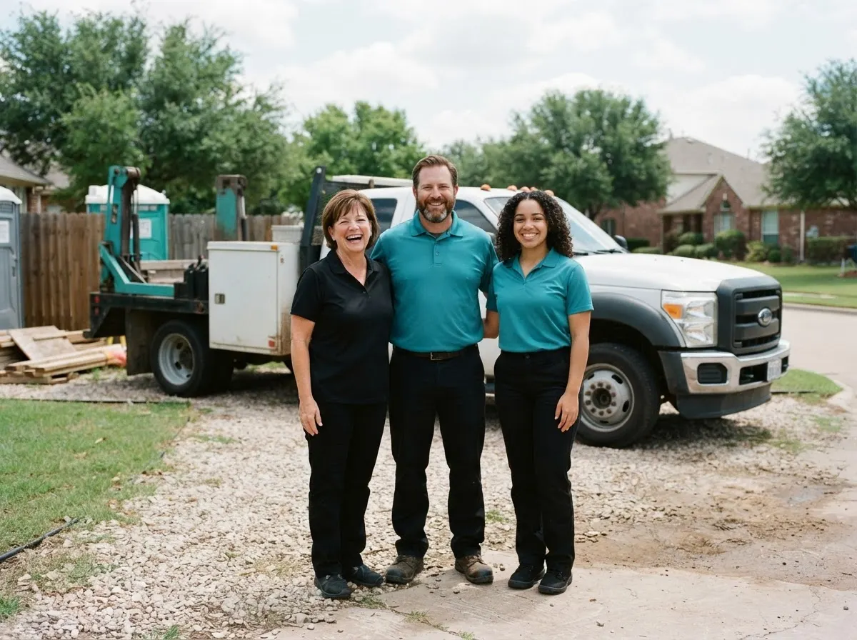 The Copper Hill Porta Potty team — portable toilet rentals in Frisco, TX